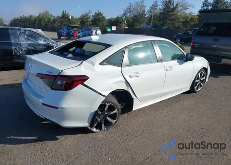 2025 Honda Civic Hybrid Sport/Sport Touring из США, поврежденный, VIN 2HGFE4F8XSH339610
